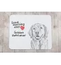 Golden Retriever - mouse pad with print, personalized dog-themed mouse pad, unique gadget for an office worker by Art-Dog brand