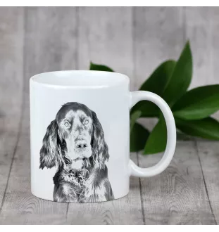 Gordon setter - cup with a dog, cute cup with graphics, a gift with your photo from the Art-Dog brand