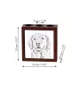 Golden Retriever stojak na długopisy z psem Art-Dog