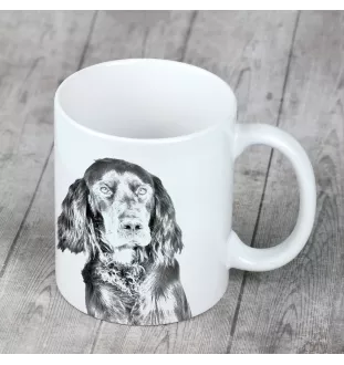 Setter Gordon  - tasse avec chien, une tasse joyeuse pour les amoureux des chiens, un cadeau personnalisé de la marque Art-Dog