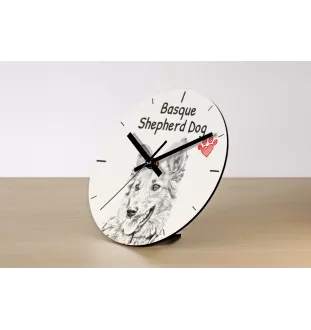 Golden Retriever - wall clock with a dog, shelf clock with a print, personalized home decoration from the Art-Dog brand