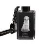 Golden Retriever - Crystal key ring with dog photo, illuminated key ring, unique gift by Art-Dog brand