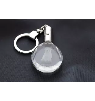 Golden Retriever - Anhänger mit einem Foto eines Hundes, Schlüsselanhänger aus Kristall in einer Geschenkbox, ein einzigartiges Geschenk von Art-Dog