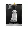 Golden Retriever - Kerzenhalter mit Hundefoto, Teelichthalter aus Kristall, personalisiertes Geschenk der Marke Art-Dog