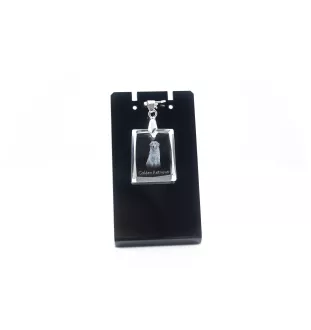 Golden Retriever - Pendentif chien en cristal, collier photo, bijoux uniques par Art-Dog