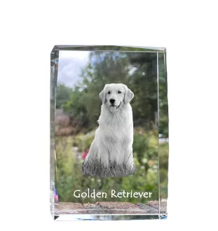 Golden Retriever kryształ z psem Art-Dog