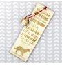 Golden Retriever - dog bookmark, personalized bookmark, gift for bookworm from Art-Dog brand