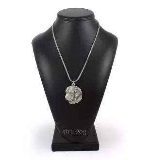 Golden Retriever - Halskette mit Hund, Hundeanhänger an einer silbernen Kette, einzigartiger Schmuck der Marke Art-Dog