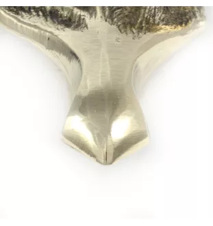 Golden Retriever - Türklopfer in Form eines Hundekopfes, Messing-Türklopfer, Retro-Dekoration an der Tür der Marke Art-Dog