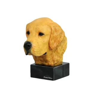 Golden Retriever - bemalte Figur, Statue, Skulptur, vom Künstler hergestellt, Marke Art-Dog