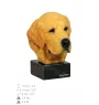 Golden Retriever - painted figurine, statue, figure, made by the artist, brand Art-Dog