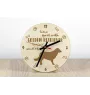 Golden Retriever - horloge avec chien, horloge en bois, horloge murale pour les amoureux des chiens, horloge de bureau et étagère, Art-Dog
