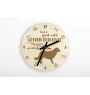 Golden Retriever - clock with a dog, wooden clock, wall clock for dog lovers, clock for desk and shelf, Art-Dog