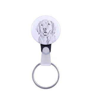 Golden Retriever - Schlüsselanhänger mit dem Bild eines Hundes, Anhänger mit dem eigenen Grafikdesign der Marke Art-Dog