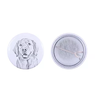 Golden Retriever - badge avec votre chien, ajoutez votre propre photo, marque Art-Dog