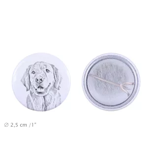 Golden Retriever - badge avec votre chien, ajoutez votre propre photo, marque Art-Dog