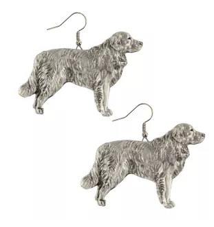 Golden Retriever - Hängende Ohrringe mit Hunden, entzückender Schmuck für Hunde-Mama, Geschenk für Mädchen von der Marke Art-Dog