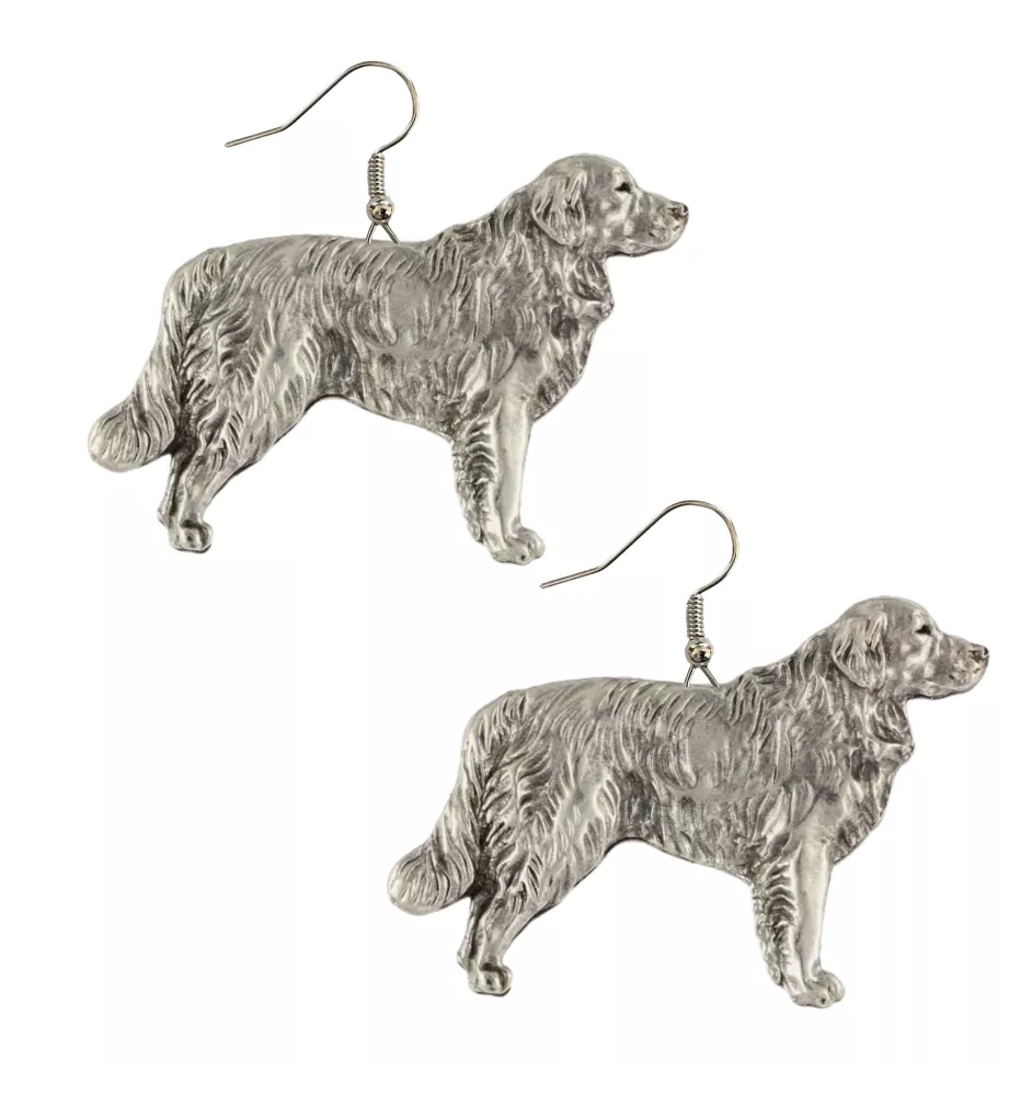 Golden Retriever - Hängende Ohrringe mit Hunden, entzückender Schmuck für Hunde-Mama, Geschenk für Mädchen von der Marke Art-Dog