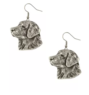 Golden Retriever I - Hängende Ohrringe mit Hunden, entzückender Schmuck für Hunde-Mama, Geschenk für Mädchen von der Marke Art-Dog