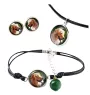 Golden Retriever - Schmuckset in einer Schachtel, Halskette, Ohrringe, Armband, Produkte der Marke Art-Dog