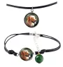 Golden Retriever - Schmuckset mit Ihrem Foto, handgefertigtes Set, Armband und Halskette von Art.-Dog.