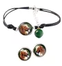 Golden Retriever - Schmuckset mit Ihrem Foto, Schmuckstück für Frauen, handgefertigtes Produkt, handgefertigtes Produkt mit Leidenschaft für die Marke Art-Dog.
