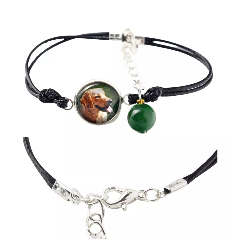 Golden Retriever - Armband in einer Schachtel mit Ihrem Foto, femininer Schmuck, ein ausgezeichnetes Geschenk der Marke Art-Dog.