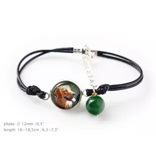 Golden Retriever - Armband in einer Schachtel mit Ihrem Foto, femininer Schmuck, ein ausgezeichnetes Geschenk der Marke Art-Dog.