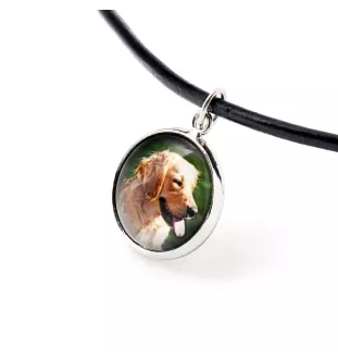 Golden Retriever naszyjnik w pudełku ze zdjęciem Art-Dog