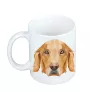Golden Retriever - Becher mit einem Bild und dem Schriftzug geometrischer Hund Art-Dog