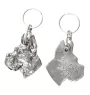 Great Dane I - Silver-plated dog pendant, handbag decoration, backpack pendant by Art-Dog brand