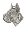 Great Dane I - Silver-plated dog pendant, handbag decoration, backpack pendant by Art-Dog brand