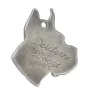 Great Dane I - Silver-plated dog pendant, handbag decoration, backpack pendant by Art-Dog brand