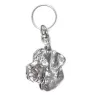 Great Dane II - Silver-plated dog pendant, handbag decoration, backpack pendant by Art-Dog brand