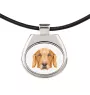 Golden Retriever - necklace with a geometric design and the inscription "Art-Dog"