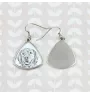 Golden Retriever - dog earrings, hanging earrings with a picture, personalized jewelry with Art-Dog brand print