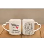 Golden Retriever - Tasse mit Hund, entzückende Tasse mit herzförmigem Henkel, universelles Geschenk der Marke Art-Dog