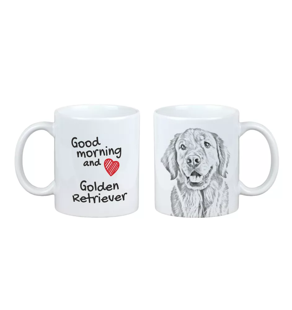 Golden Retriever - Tasse mit Hund, Tasse mit Bild, personalisiertes Geschenk der Marke Art-Dog