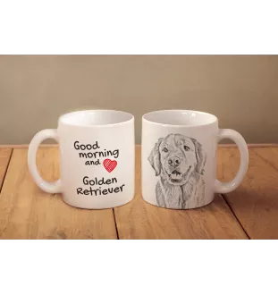 Golden Retriever - tasse avec chien, tasse avec photo, cadeau personnalisé de la marque Art-Dog