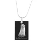 Golden Retriever - Crystal pendant with dog, silver necklace with photo, personalised pendant by Art-Dog brand