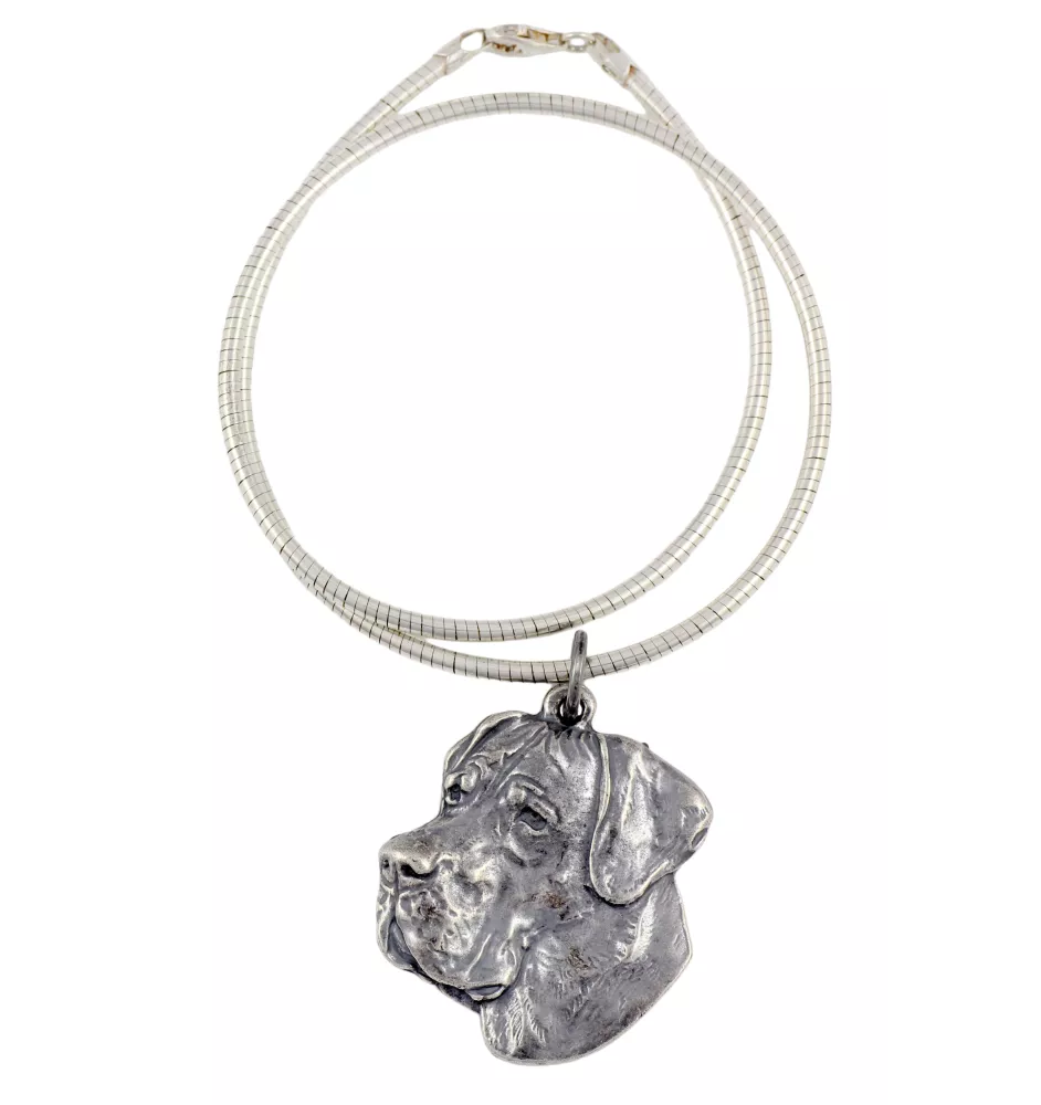 Dogue allemand, Grand danois II - Collier pour chien, bijoux uniques pour les fans de chiens, pendentif vipère unique de la marque Art-Dog