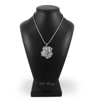 Dogue allemand, Grand danois II - Collier pour chien, bijoux uniques pour les fans de chiens, pendentif vipère unique de la marque Art-Dog
