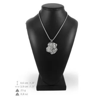 Dogue allemand, Grand danois II - Collier pour chien, bijoux uniques pour les fans de chiens, pendentif vipère unique de la marque Art-Dog