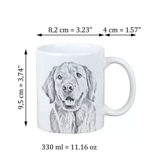 Golden Retriever kubek z psem I love Art-Dog