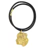 Dogue allemand, Grand danois II - Collier pour chien, pendentif plaqué or pour fan de chien, bijoux uniques de la marque Art-Dog