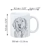 Golden Retriever - Tasse mit Hund, fröhliche Tasse für Hundeliebhaber, personalisiertes Geschenk der Marke Art-Dog