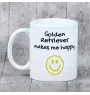 Golden Retriever - Tasse mit Hund, fröhliche Tasse für Hundeliebhaber, personalisiertes Geschenk der Marke Art-Dog