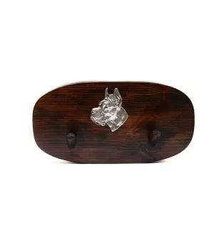 Dog niemiecki I wieszak drewniany podwójny Art-Dog
