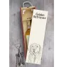 Golden Retriever - boîte à vin avec chien, boîte à alcool avec graphisme, boîte cadeau personnalisée de la marque Art-Dog