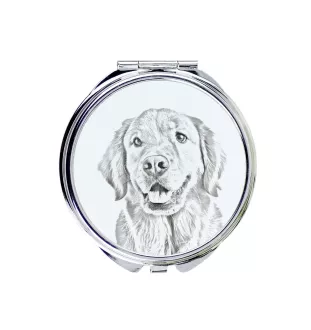 Golden Retriever lusterko ze zdjęciem psa Art-Dog